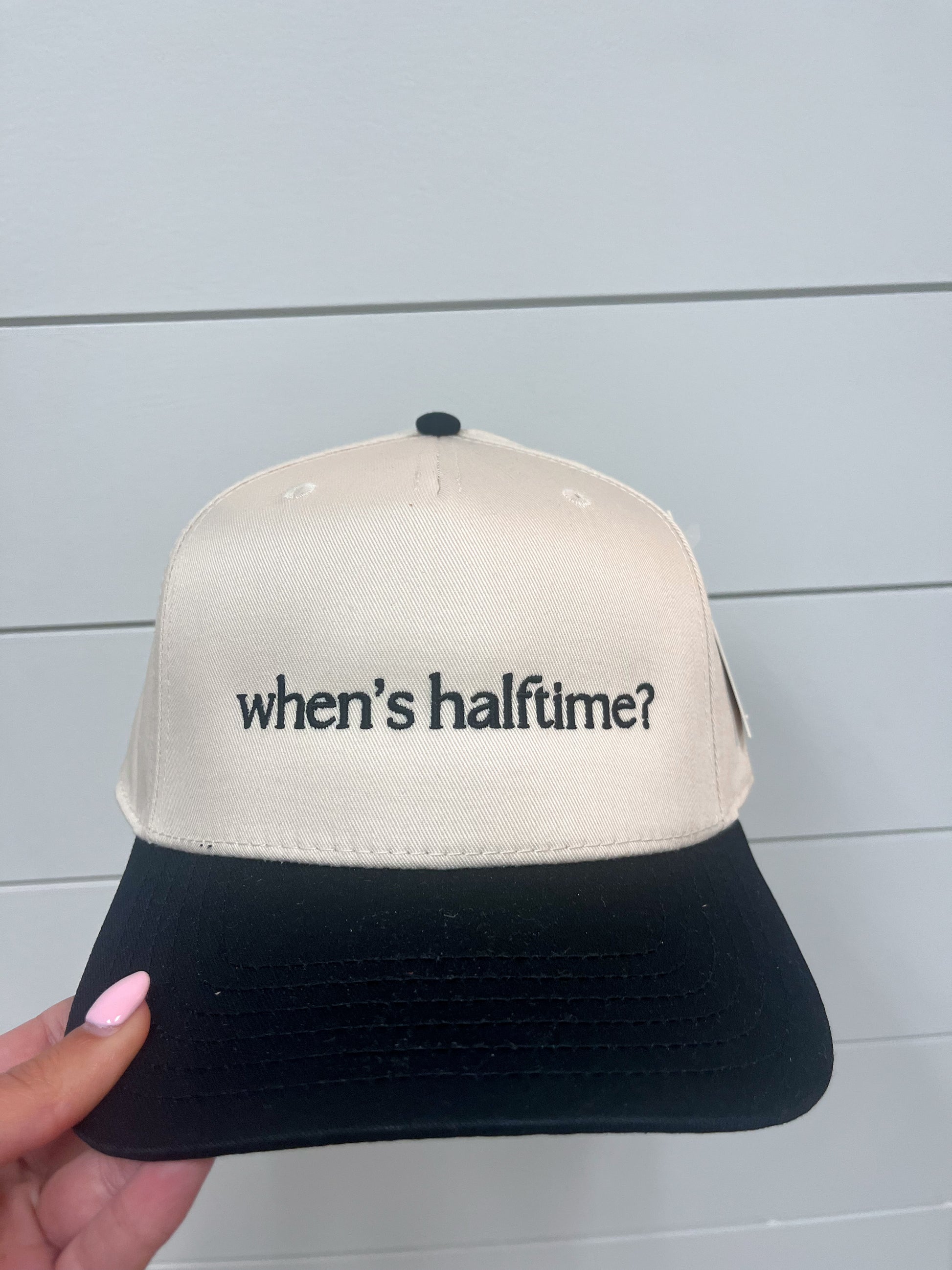 When's Halftime? Two-Toned Vintage Hat-Katydid-The Twisted Chandelier