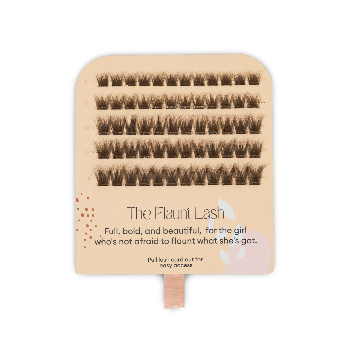 Pop-On Lashes™ - Style Flaunt Brown-Silly George-The Twisted Chandelier