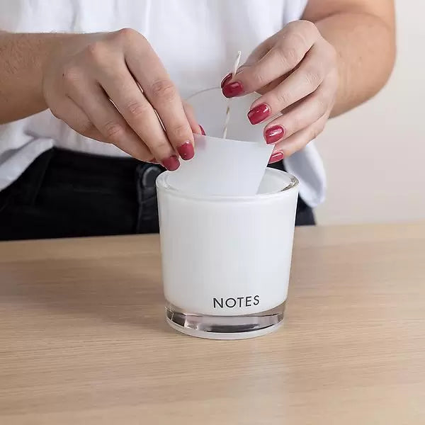 NOTES® Starter Glass and Silicone Cleanout Insert-Candles-Notes Candles-The Twisted Chandelier