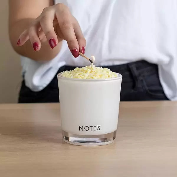 NOTES® Starter Glass and Silicone Cleanout Insert-Candles-Notes Candles-The Twisted Chandelier