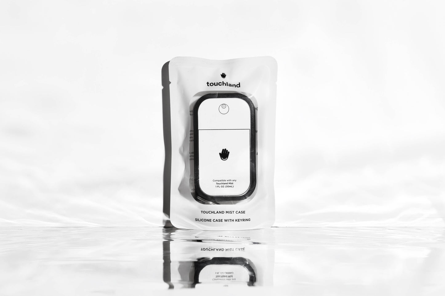 Touchland Mist Case Jet Black-Hand Sanitizer Case-Touchland-The Twisted Chandelier