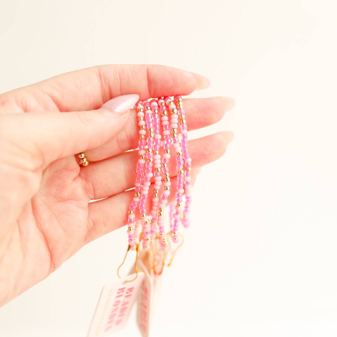 Pink Sprinkle Bracelet-Beaded Blondes-The Twisted Chandelier