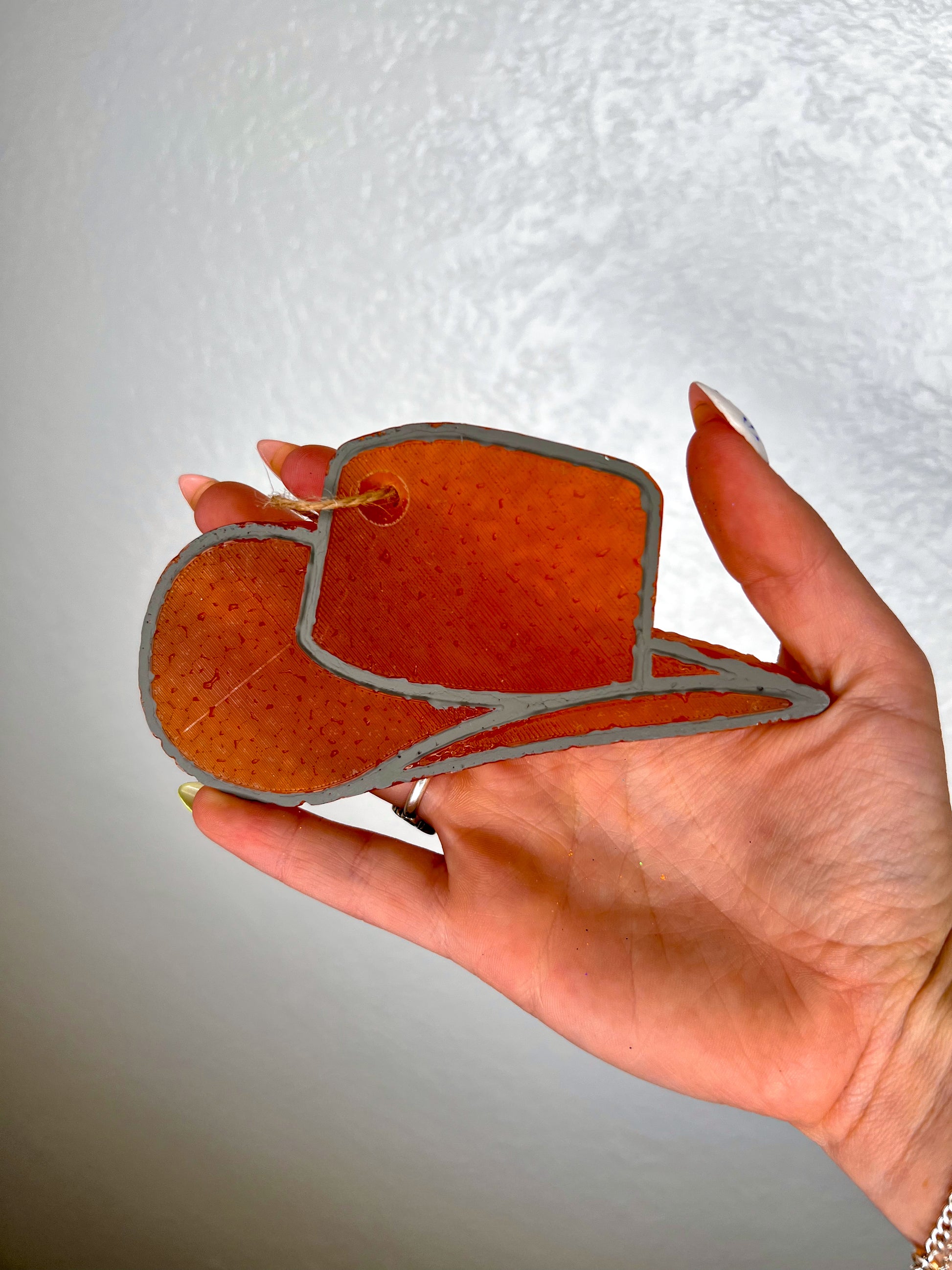 Men’s Cowboy Hat Car Freshie-Southern Creek Wholesale-Bow Ties & Bourbon-The Twisted Chandelier