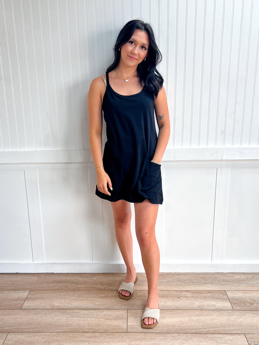 Addison Mini Dress with Built-In Romper Liner-Active Wear-Zenana-DJR,FD 5/29/26-The Twisted Chandelier