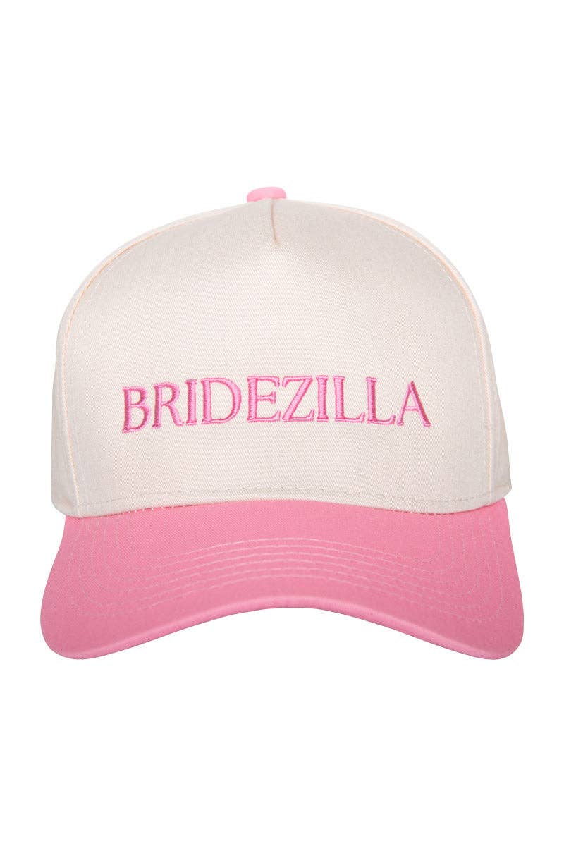 BRIDEZILLA Retro Two-Toned Vintage Hat-Katydid-Pink and Tan-The Twisted Chandelier
