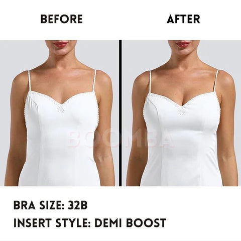BOOMBA Demi Boost Inserts | Beige | BOOMBA-Sticky Bra-BOOMBA-The Twisted Chandelier