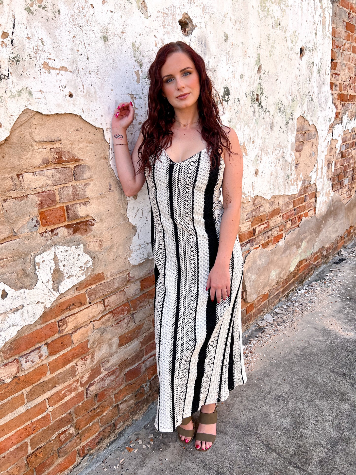 Carmen Stripe Crochet Cami Maxi Dress With Open Back-Dress-idem ditto-10/04/25,Bin B3,DJR,FD 05/27/25,OGP 69.99-The Twisted Chandelier