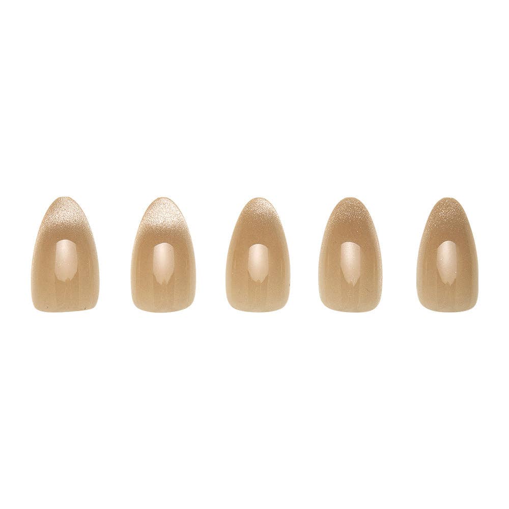 Honey Bun Press-On Nails| Multidimensional Velvet Finish-Glamnetic-The Twisted Chandelier