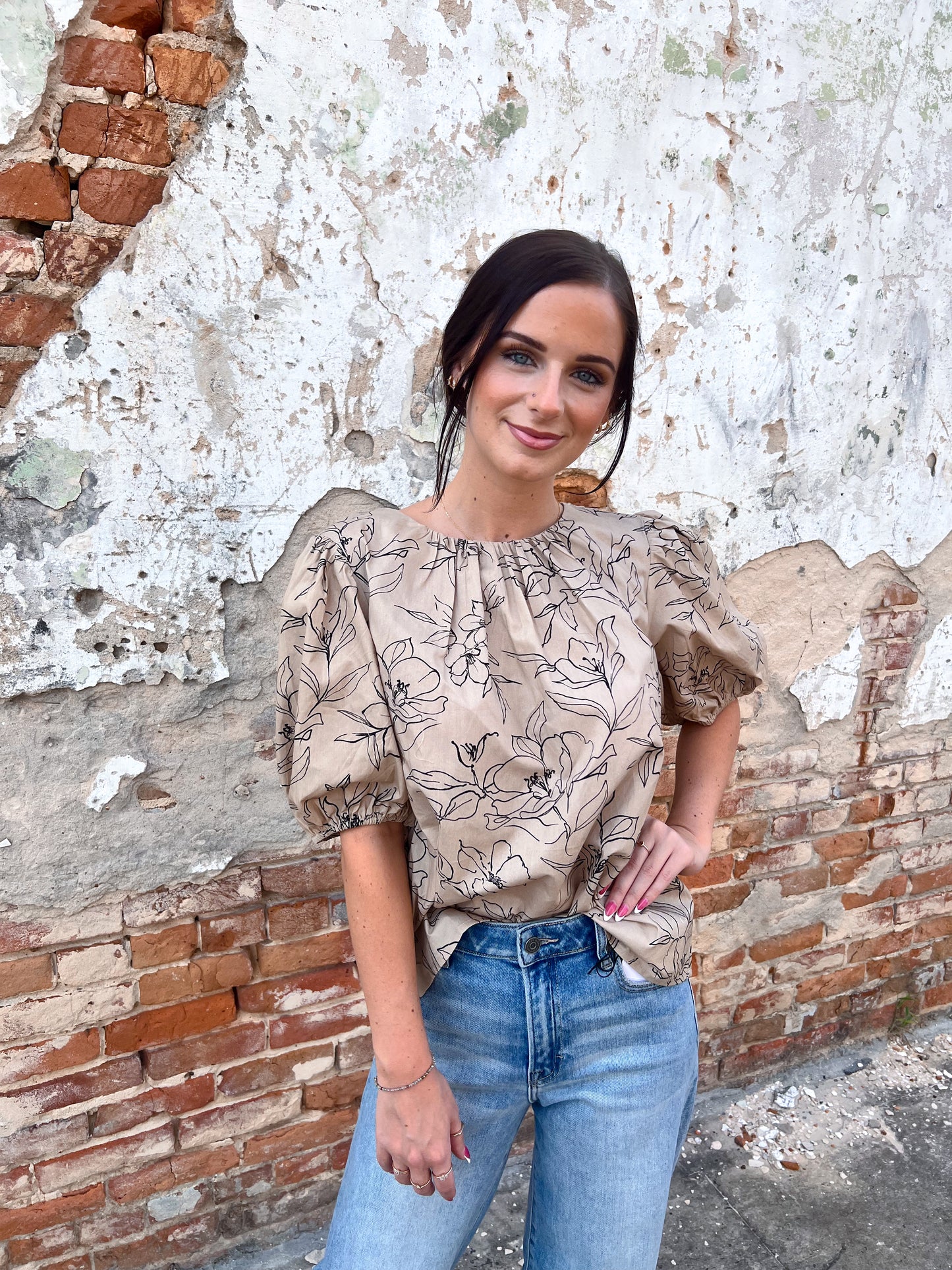 Della Printed Woven Top-FLYING TOMATO-Bin C5,FD 07/29/25,IT13787,Tops Collection-The Twisted Chandelier