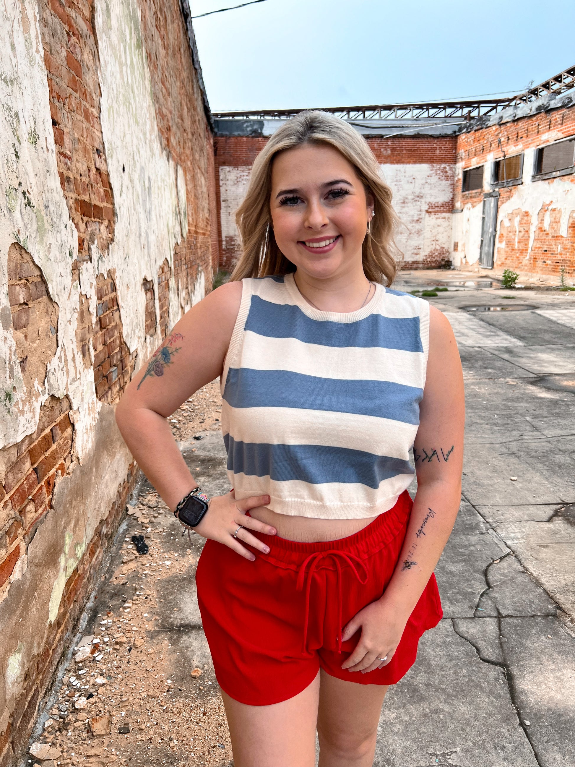 Lucille Elastic Waist Flowy Shorts-Shorts-le lis-03/26/25,Bin d2,bottoms,Cr05/29/24,KP4217-2,Max Retail-The Twisted Chandelier