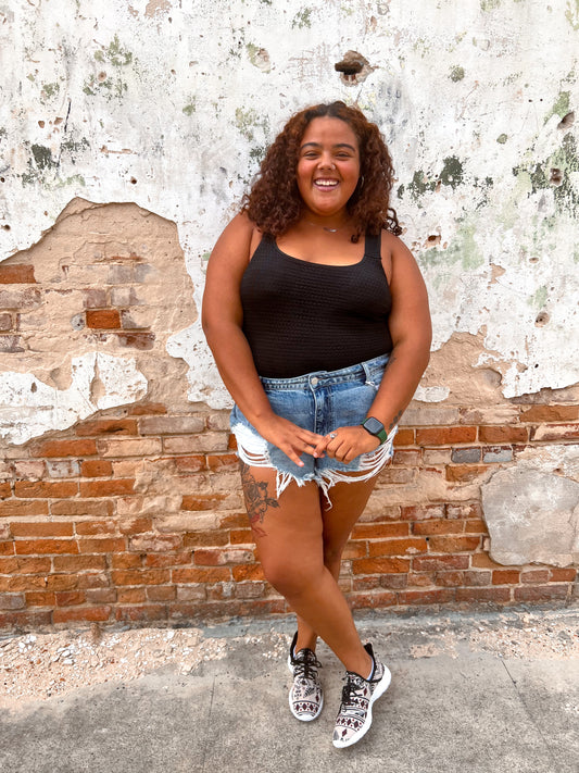 Kylee Stretchy Textured Bodysuit-BLOUSE TOP-Heyson-03/08/25,04/21/25,05/25/24,1st md,6/27/23,BIN A2,G9856,Max Retail,Tops Collection-The Twisted Chandelier