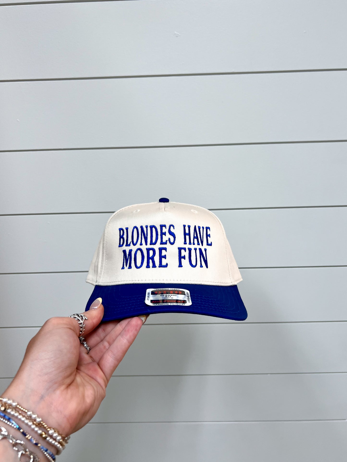 Blondes Have More Fun Embroidered Hat-Southern N Savvy-The Twisted Chandelier
