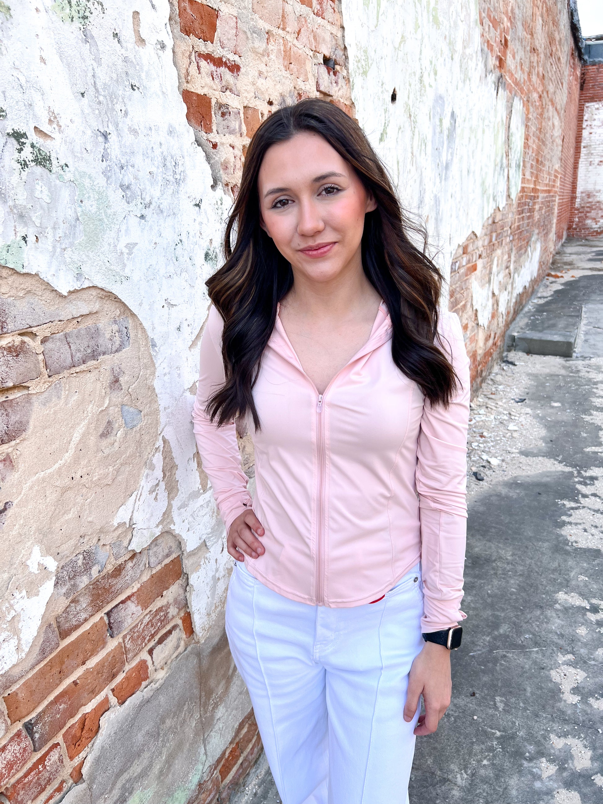 Katie Dry Fit Zip Up Lightweight Jacket-Apparel & Accessories-blu pepper-11/13/24,1st md,Bin a4,OGP 52.99,Tops Collection-The Twisted Chandelier