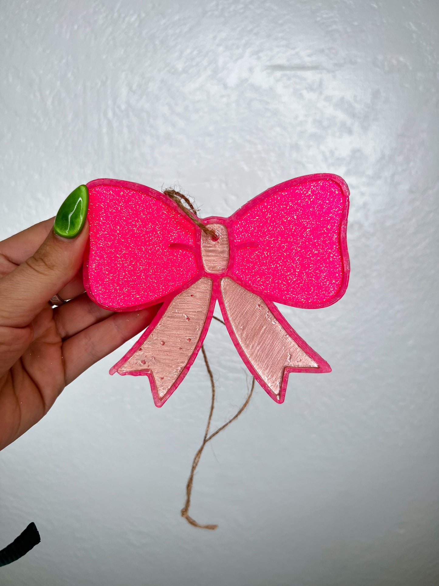 Bow Car Freshie-Southern Creek Wholesale-Pink sugar-Bright pink-The Twisted Chandelier