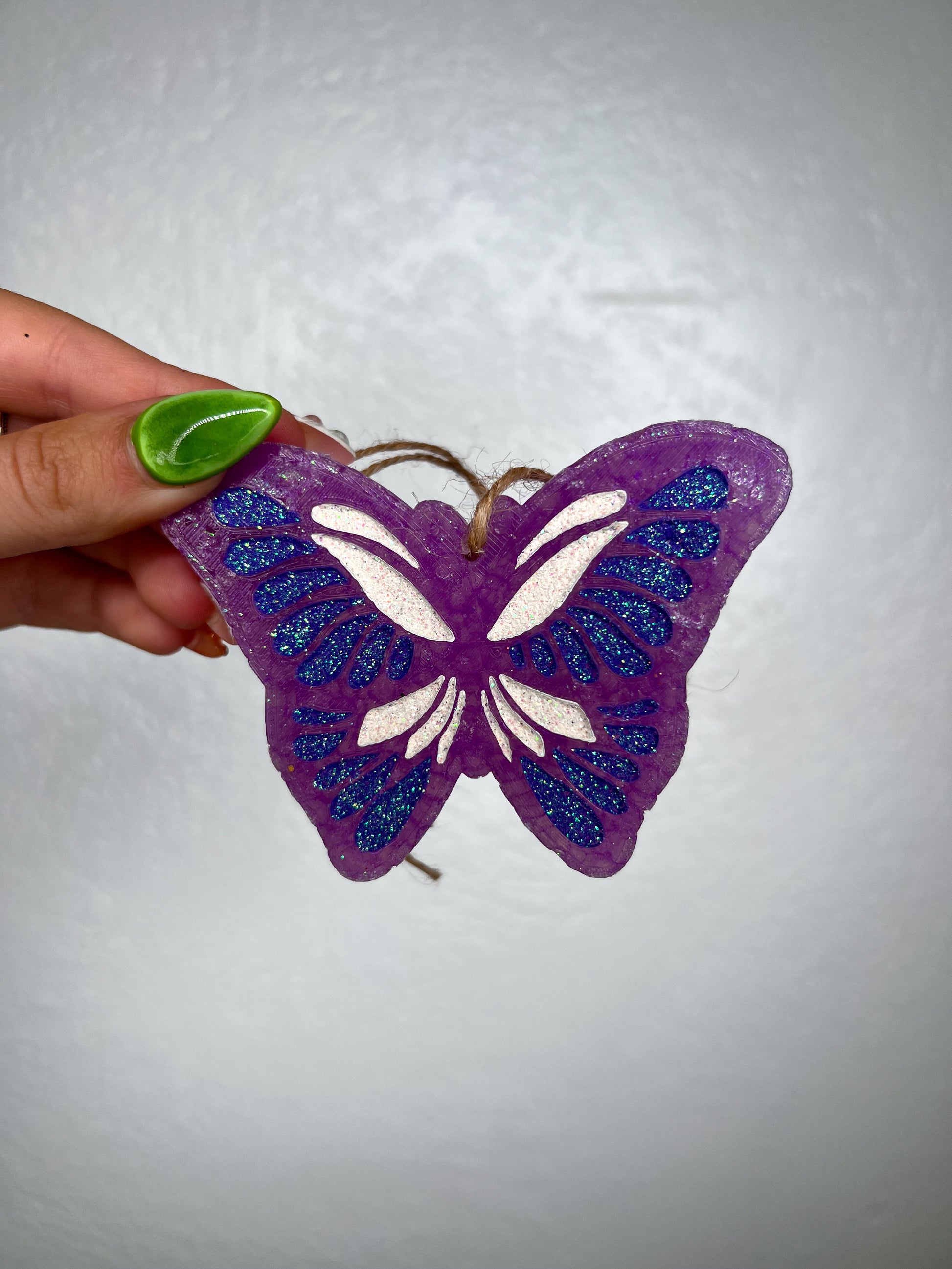 Spring Butterfly Car Freshie-Southern Creek Wholesale-BlackBerry lemonade-Purple-The Twisted Chandelier