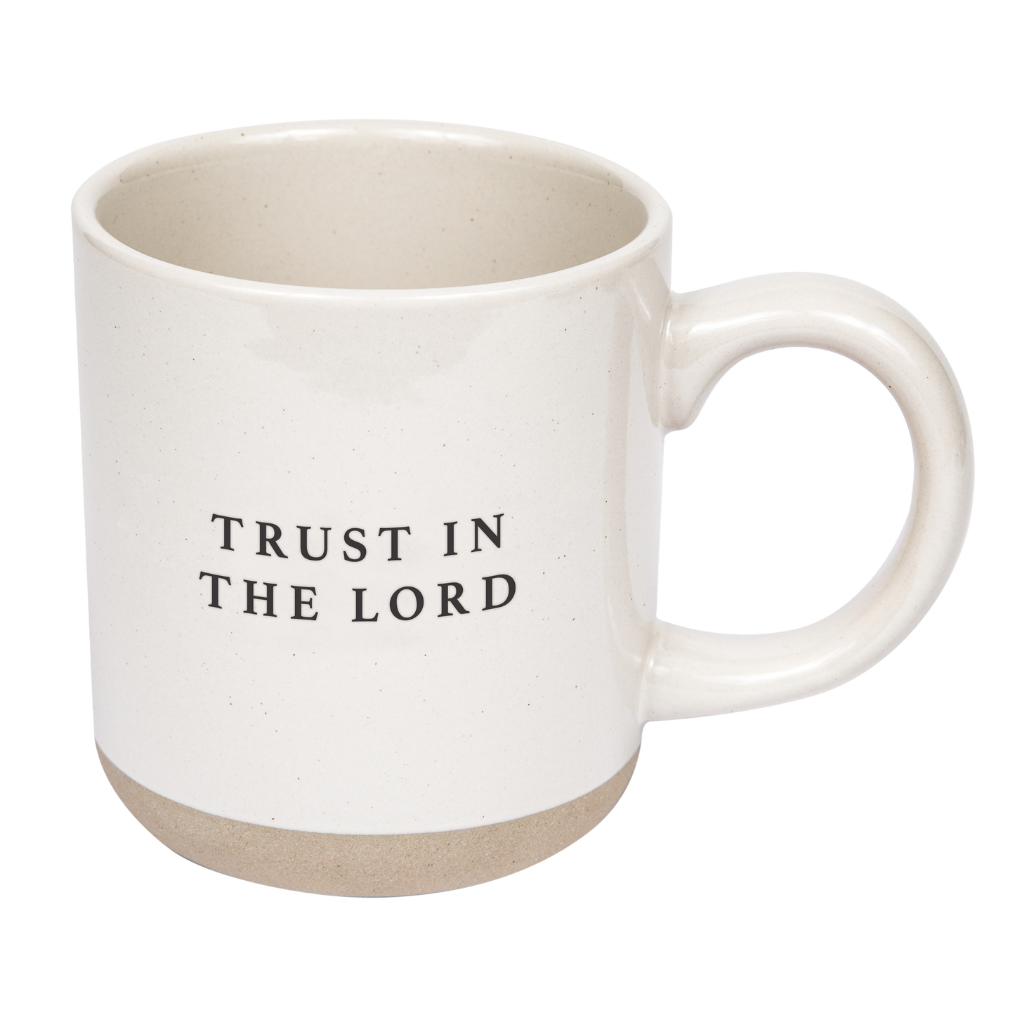 Trust In The Lord Stoneware Coffee Mug - Home Decor-Sweet Water Decor-The Twisted Chandelier