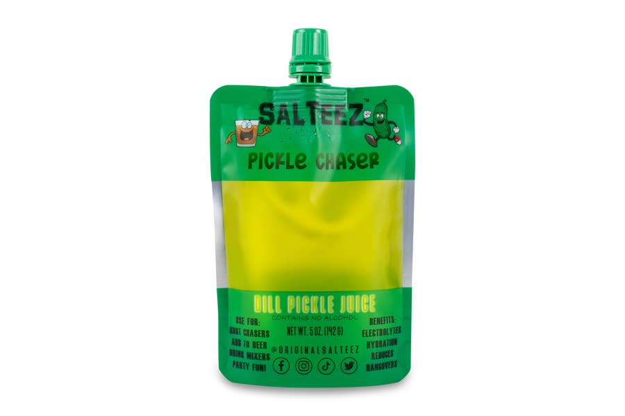 Salteez Pickle Chaser: 100% Dill Pickle Juice-Salteez-The Twisted Chandelier