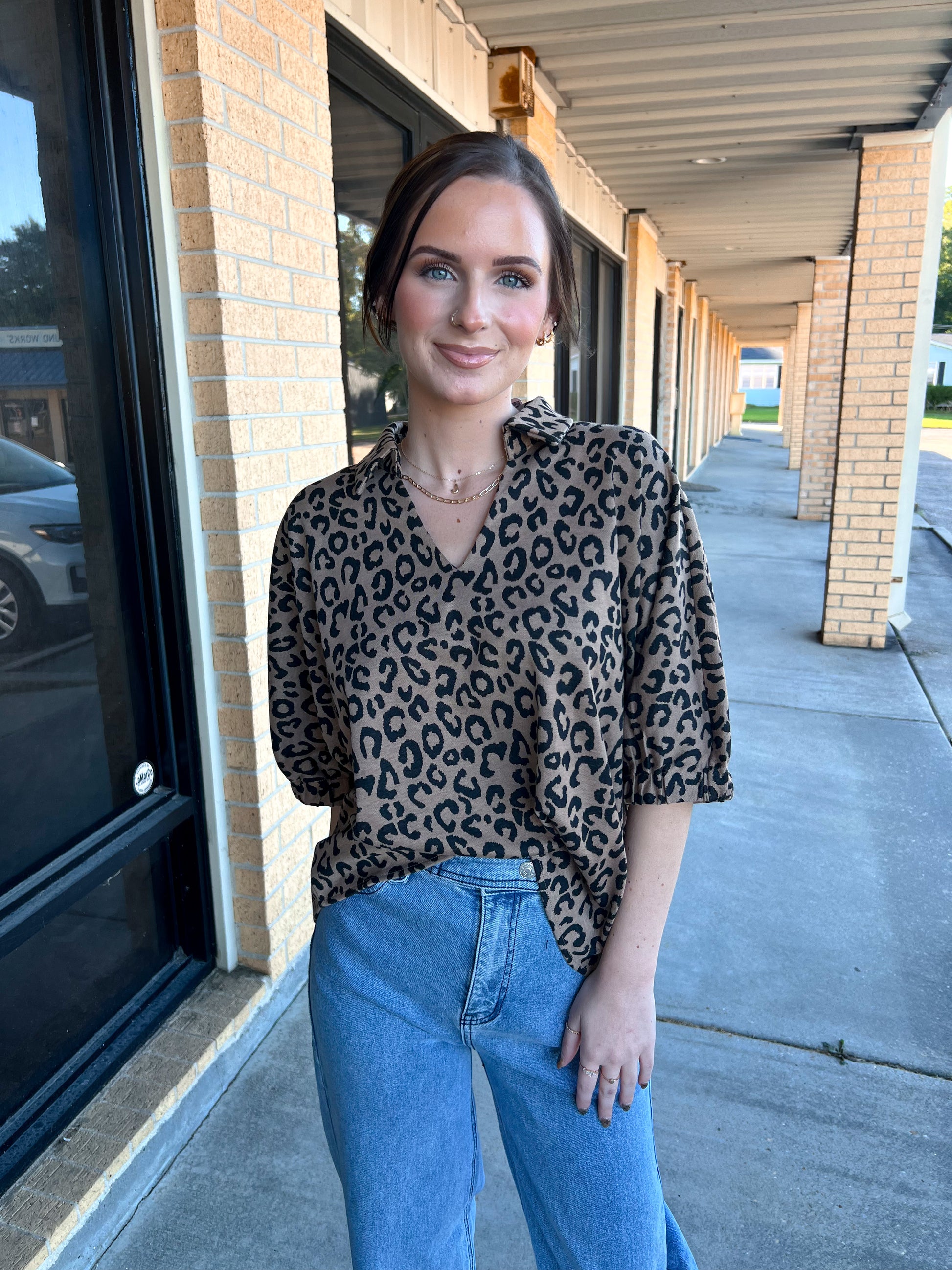 Nyx Drop Shoulder Leopard Top-top-jodifl-08/29/25,Bin B4,FD 08/26/25,G14258-2,OGP 59.99,Tops Collection-The Twisted Chandelier