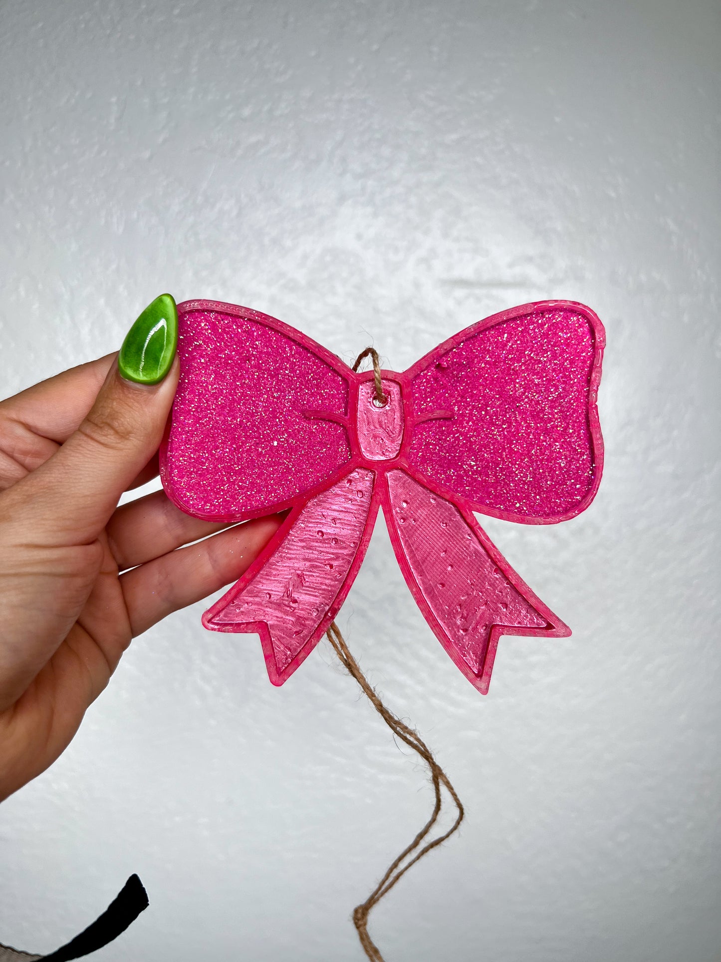 Bow Car Freshie-Southern Creek Wholesale-Pink sugar-Dark pink-The Twisted Chandelier