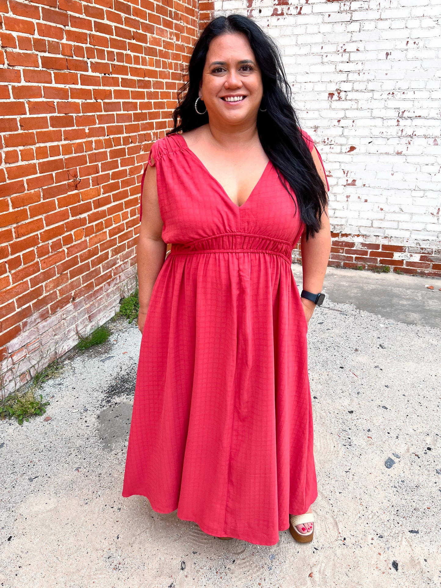 Valerie Textured Woven Goddess like Midi Flare Dress-Dress-Heyson-04/21/25,05/25/24,1st md,BIN A2,Max Retail,western & concert-The Twisted Chandelier