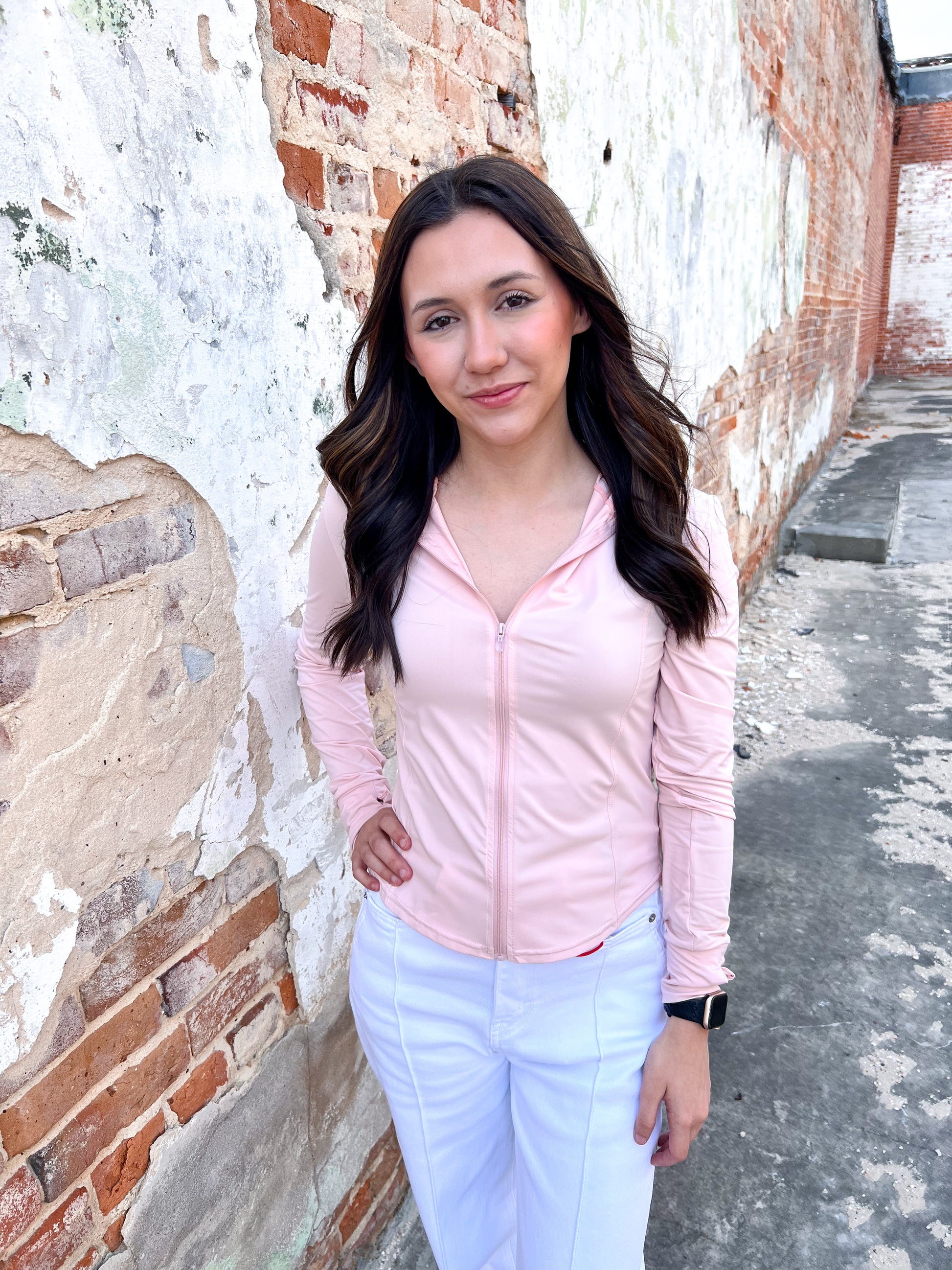 Katie Dry Fit Zip Up Lightweight Jacket-Apparel & Accessories-blu pepper-11/13/24,1st md,Bin a4,OGP 52.99,Tops Collection-The Twisted Chandelier