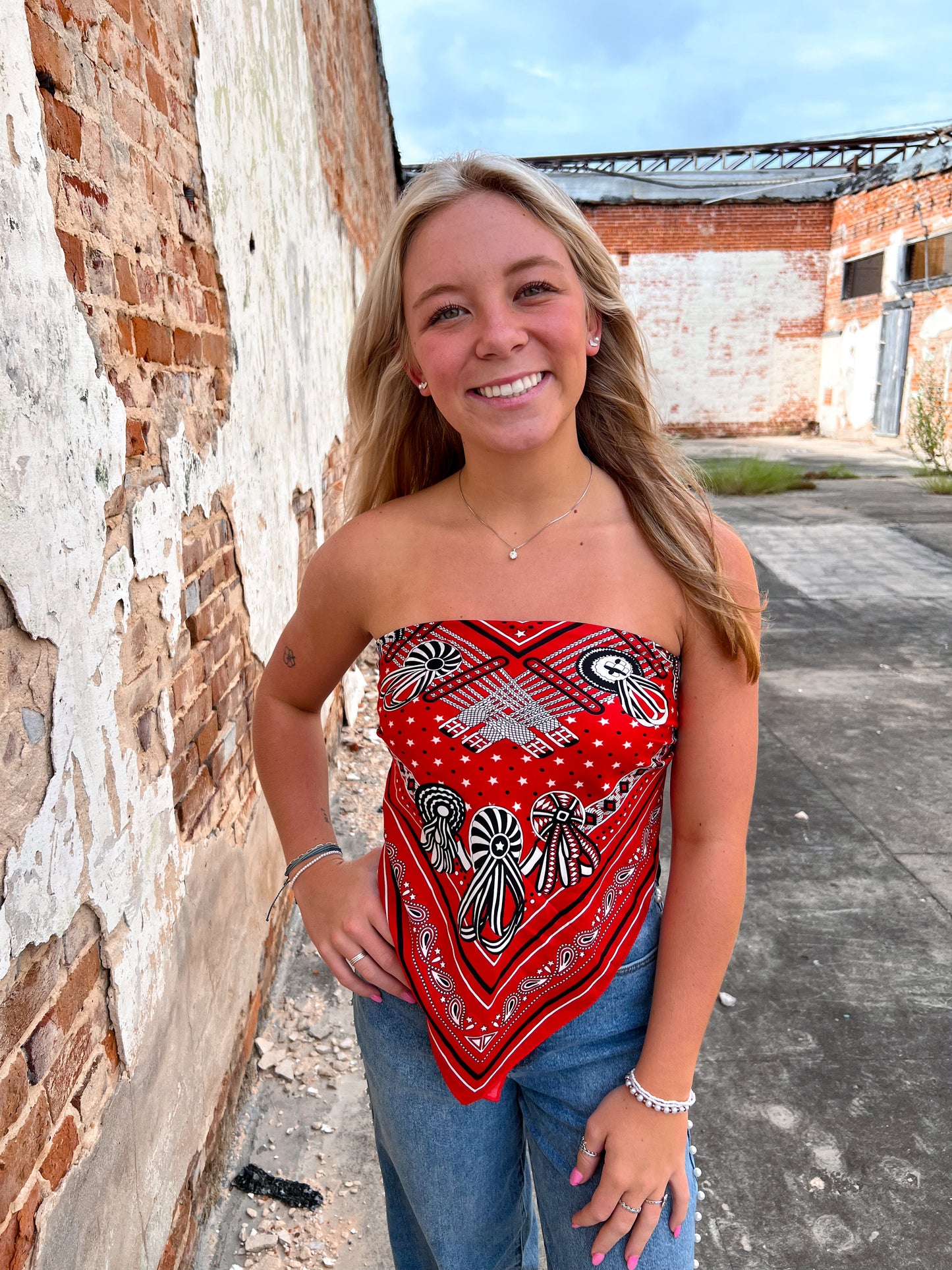 Poppy Western Wild Rag-Accessories-Kenze Pannee-Accessories,Bin C2,CR 08/27/24,FD 09/03/24,Tops Collection-The Twisted Chandelier