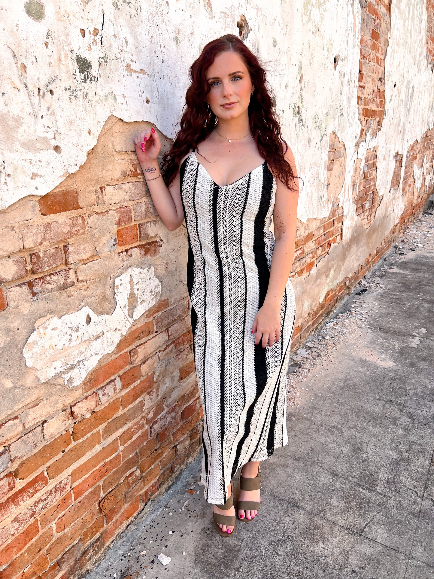 Carmen Stripe Crochet Cami Maxi Dress With Open Back-Dress-idem ditto-10/04/25,Bin B3,DJR,FD 05/27/25,OGP 69.99-The Twisted Chandelier
