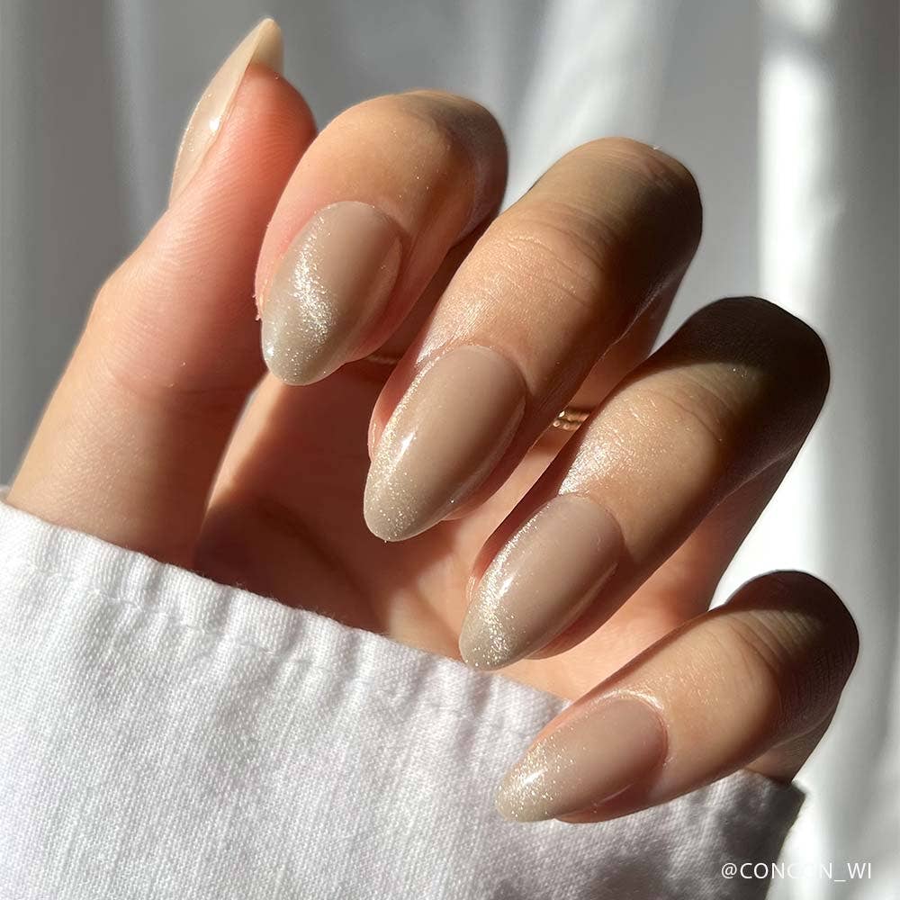 Honey Bun Press-On Nails| Multidimensional Velvet Finish-Glamnetic-The Twisted Chandelier