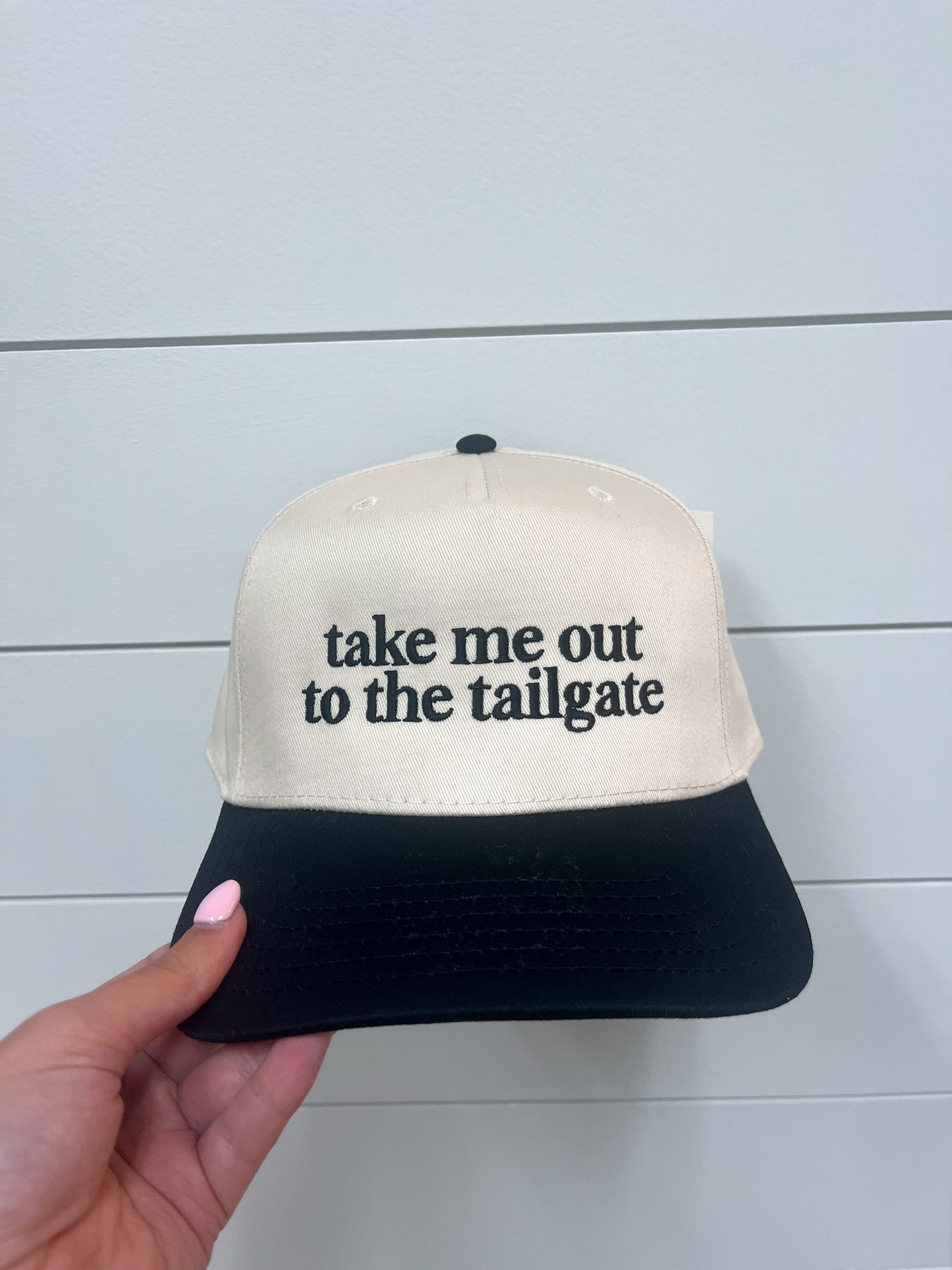 Take Me Out To The Tailgate Two-Toned Hat-Katydid-The Twisted Chandelier