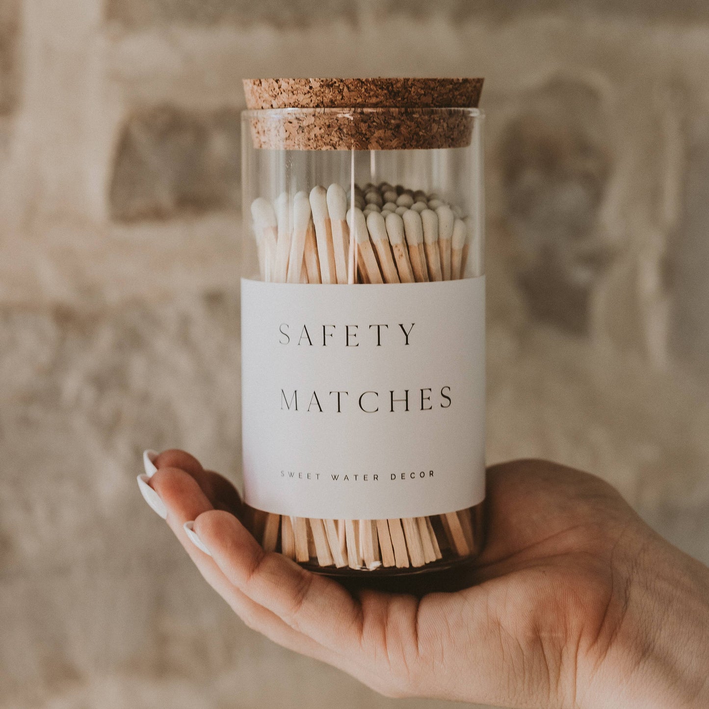 Medium Hearth Matches, White Tip - Home Decor & Gifts-Sweet Water Decor-FD 04/23/24-The Twisted Chandelier