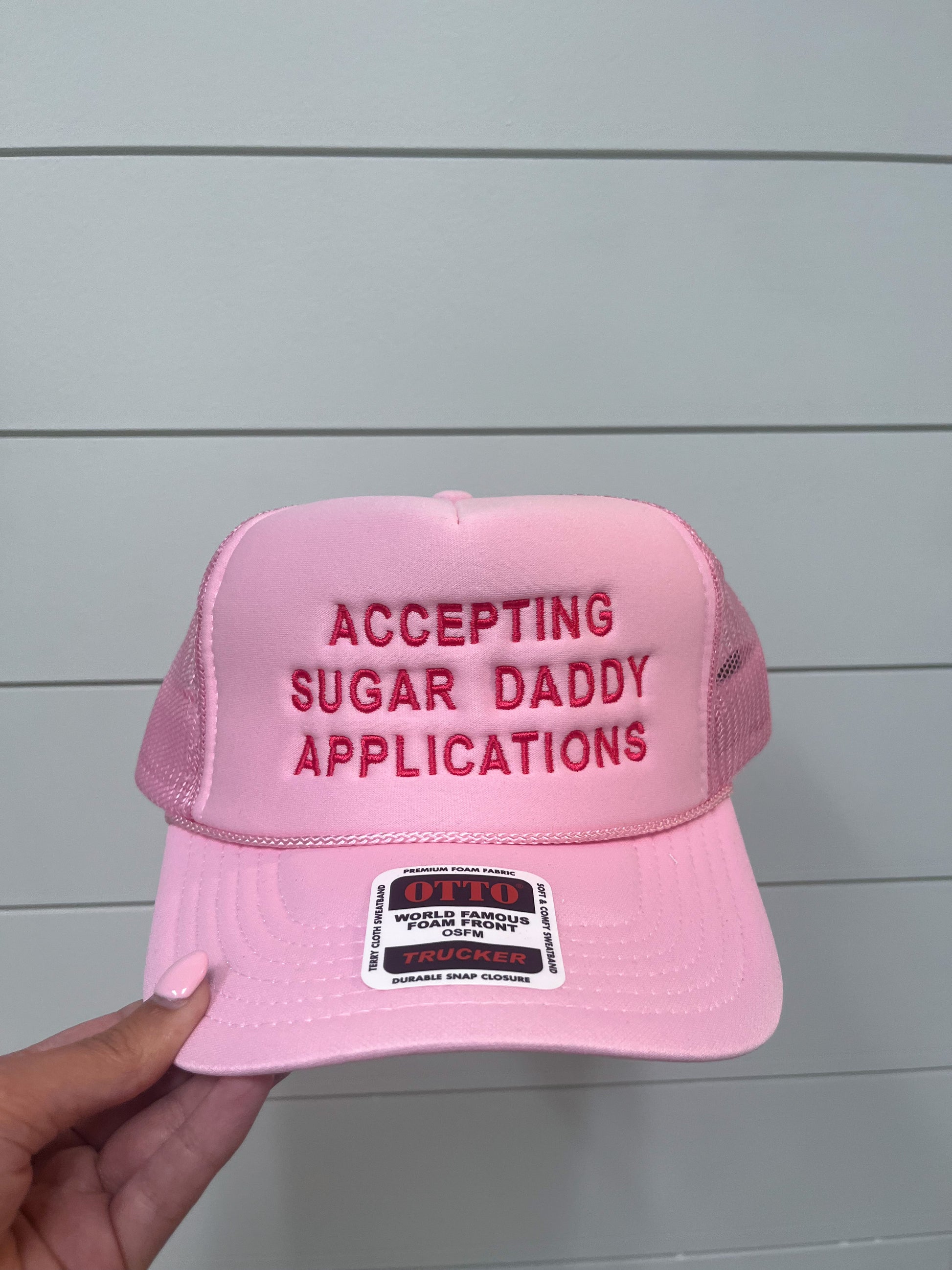 Pink Sugar Daddy Trucker Hat-Happy Hour-The Twisted Chandelier