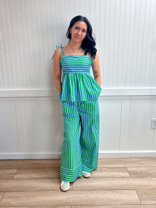 Maren Striped Wide Leg Pants