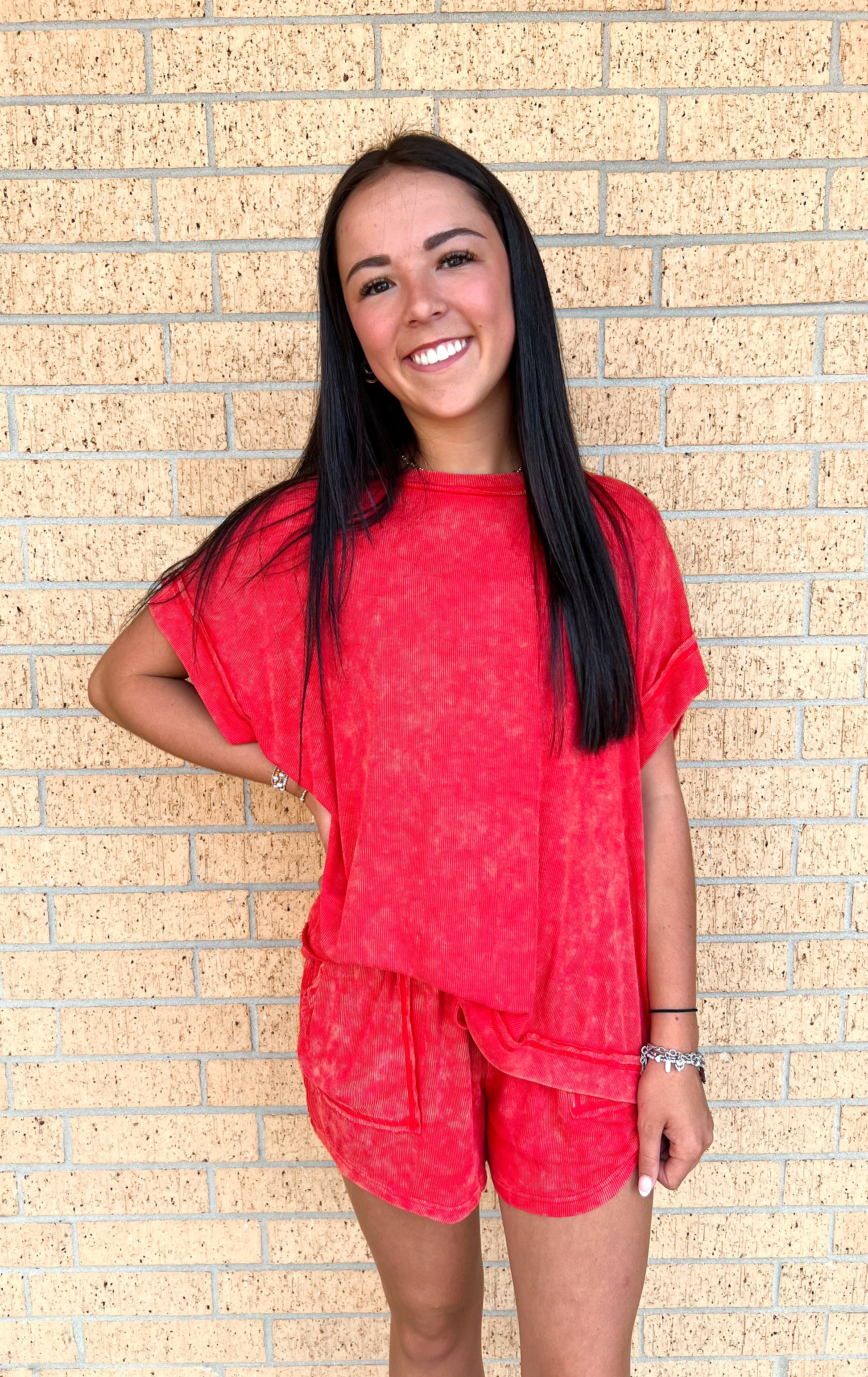 Ellis Game Day Mineral Washed Shorts-Sewn and Seen-Bin C5,bottoms,FD 08/12/25-The Twisted Chandelier