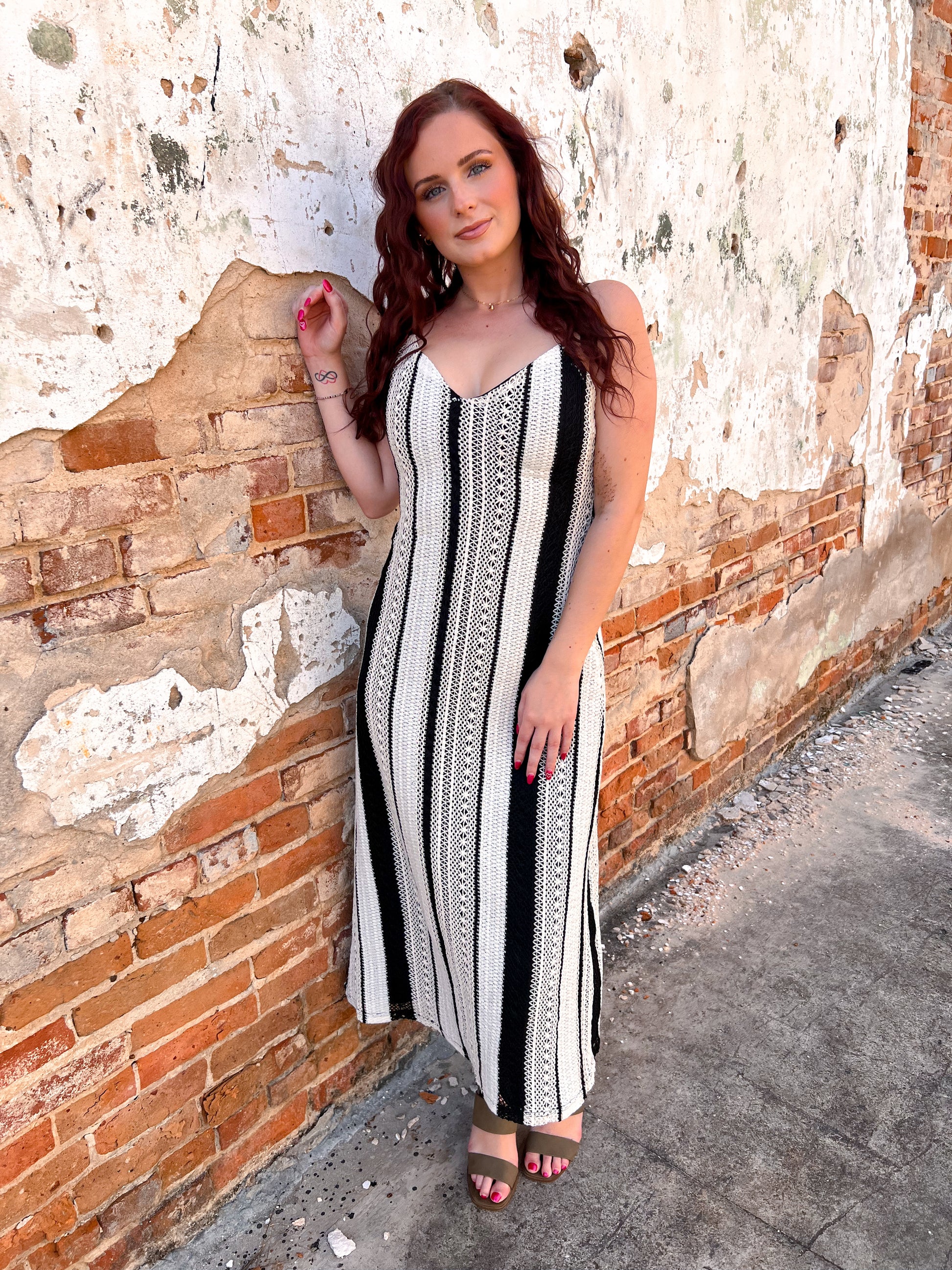 Carmen Stripe Crochet Cami Maxi Dress With Open Back-Dress-idem ditto-10/04/25,Bin B3,DJR,FD 05/27/25,OGP 69.99-The Twisted Chandelier