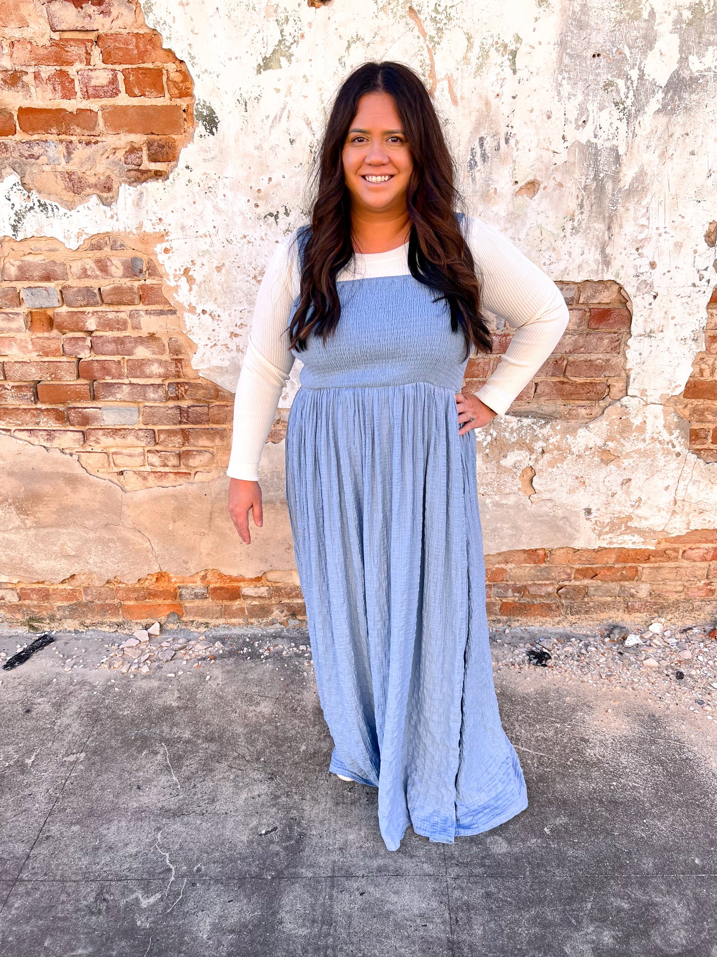 Wrenley Tencel Crinkle Fabric Smocked Top Midi Dress-Dress-Kori America-1st md,BIN D3,DJR,FD 05/15/24,Max Retail,OGP 64.99,PB10170-The Twisted Chandelier