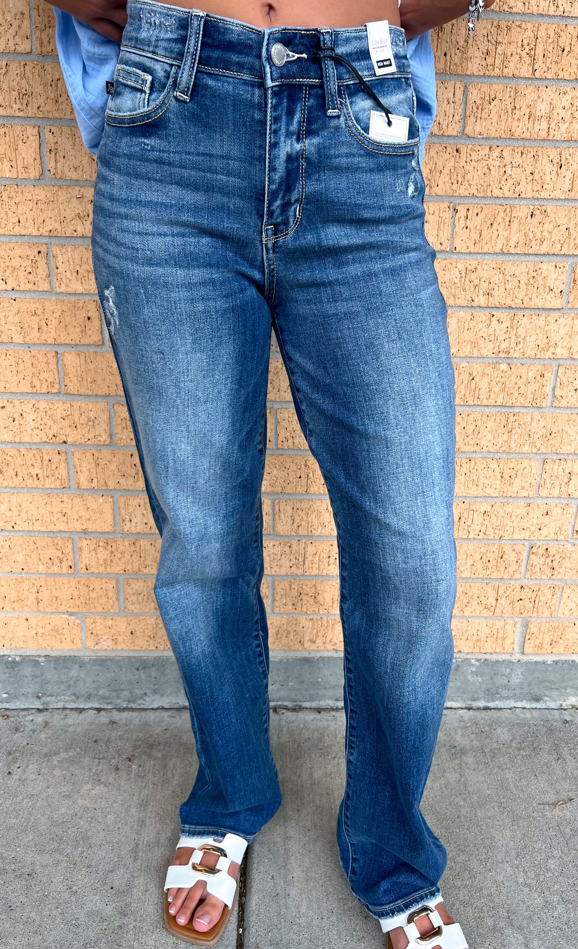 Roxie Dark Wash 90's Straight Leg-Judy Blue Jeans-BIN A2,bottoms,FD 08/26/25-The Twisted Chandelier