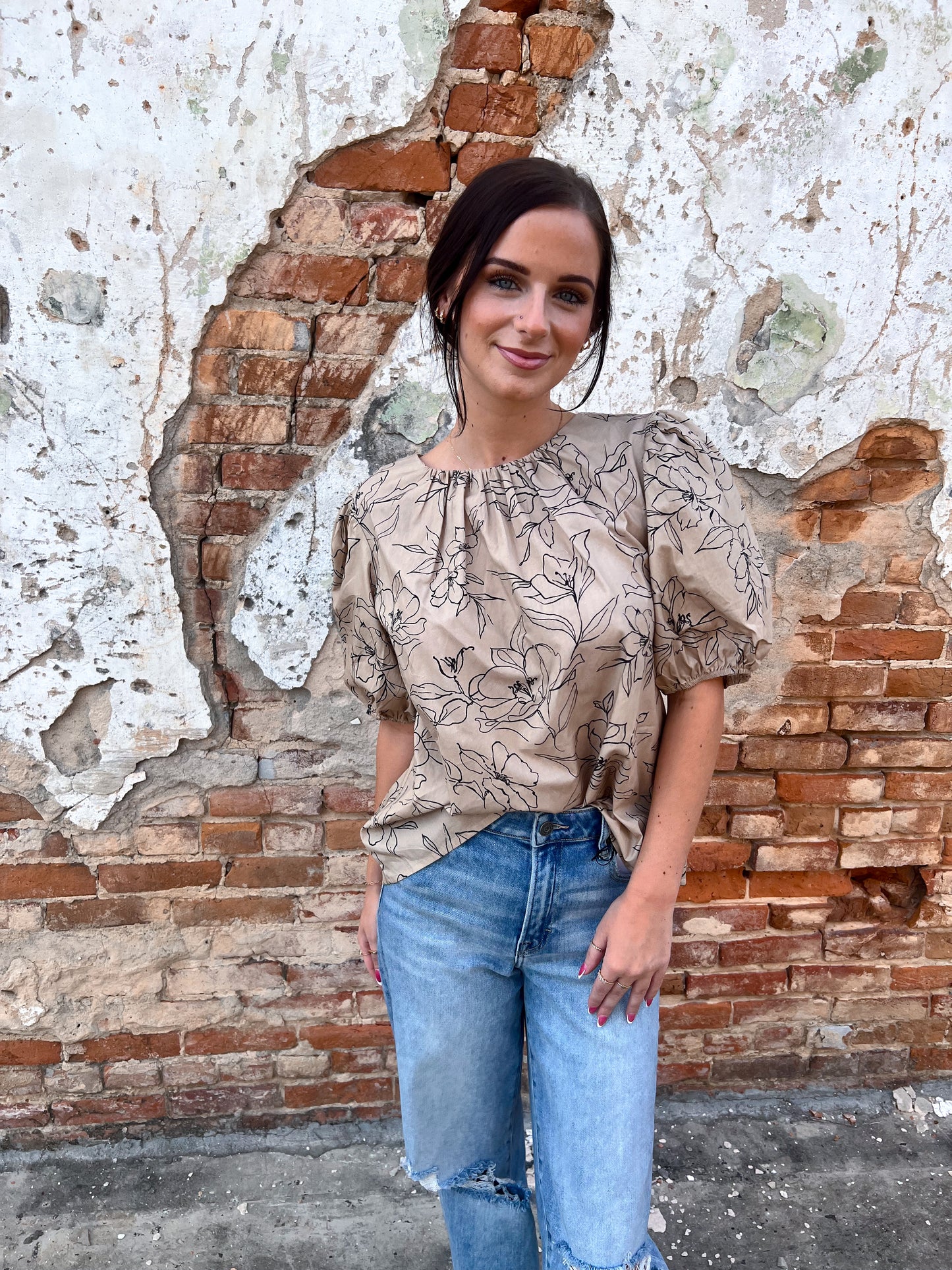 Della Printed Woven Top-FLYING TOMATO-Bin C5,FD 07/29/25,IT13787,Tops Collection-The Twisted Chandelier