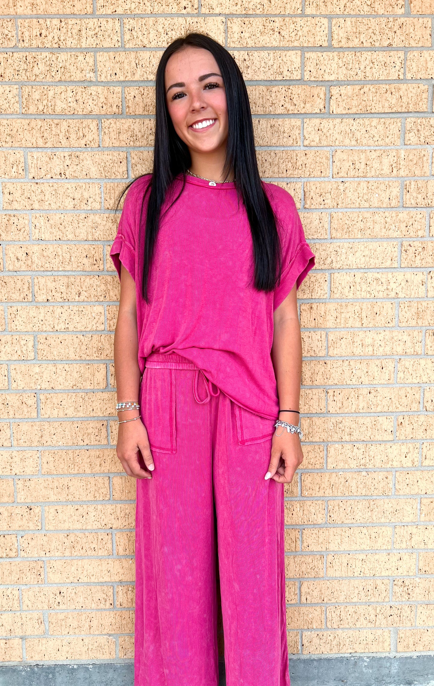 Micah Mineral Washed Ribbed Top-Sewn and Seen-Bin C4,FD 08/19/25,Tops Collection-The Twisted Chandelier