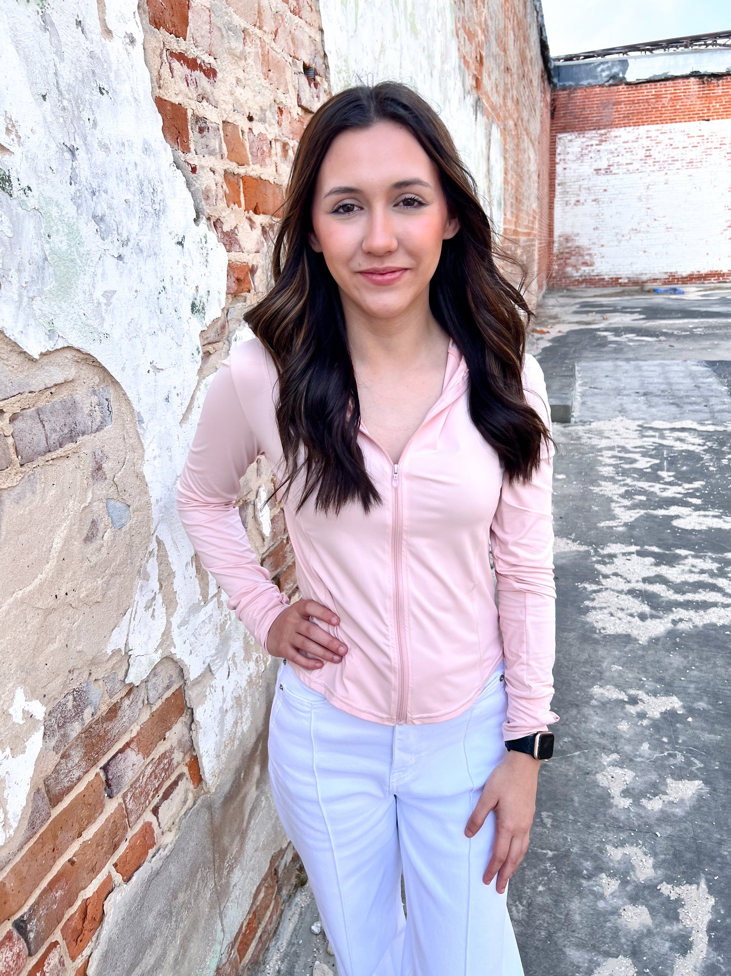 Katie Dry Fit Zip Up Lightweight Jacket-Apparel & Accessories-blu pepper-11/13/24,1st md,Bin a4,OGP 52.99,Tops Collection-The Twisted Chandelier