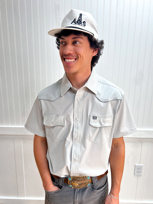 Men's Rio Pearl Snap Shirt-River Road Clothing Company-FD 03/10/26,Men's-Medium-Pebble-The Twisted Chandelier