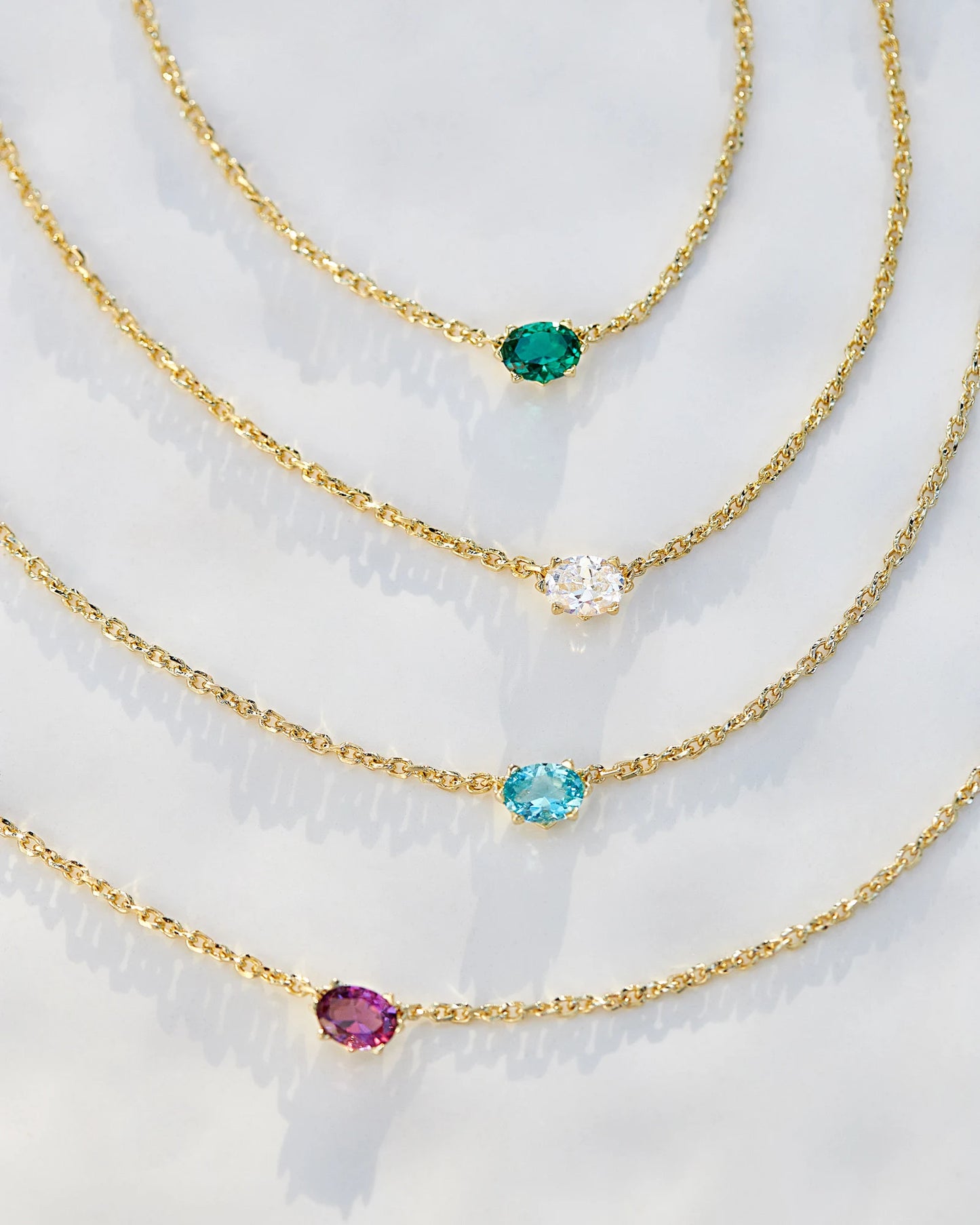 Kendra Scott Cailin Crystal Pendant Necklace Gold Purple Crystal-Necklaces-Kendra Scott-N1941GLD-The Twisted Chandelier