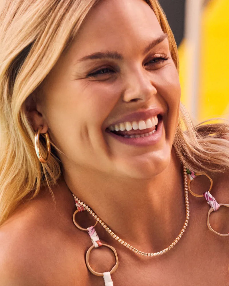 Kendra Scott Colette Large Hoop Earrings Gold-Earrings-Kendra Scott-E00108GLD-The Twisted Chandelier