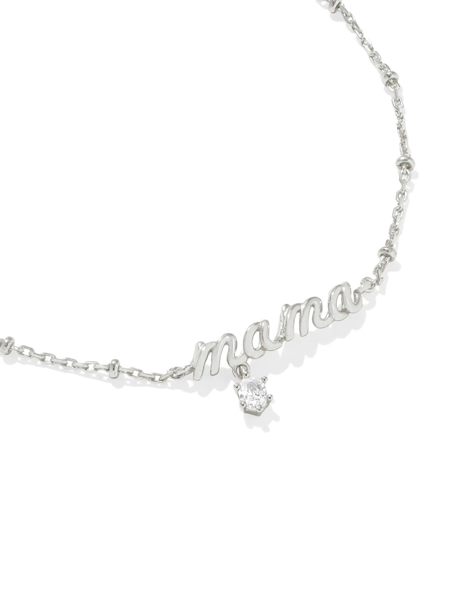 Kendra Scott Mama Crystal Delicate Chain Bracelet Silver-Bracelets-Kendra Scott-B00276RHD,Sale Kendra Scott-The Twisted Chandelier