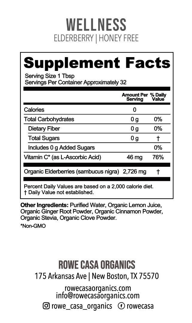 Rowe Casa Elderberry Immune Support | 16 oz-Rowe Casa Organics-The Twisted Chandelier