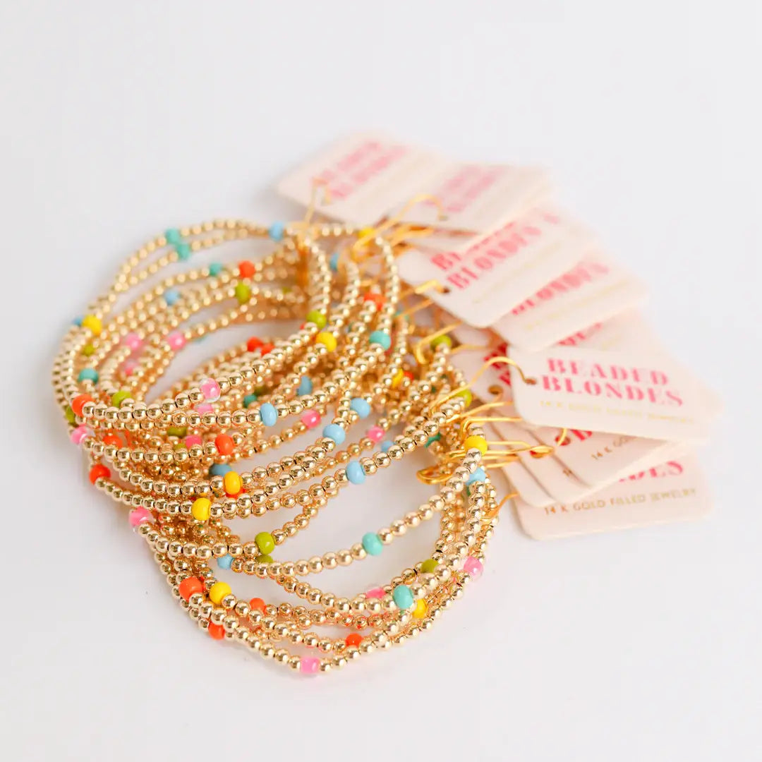 Confetti Poppi Bracelet-Beaded Blondes-The Twisted Chandelier