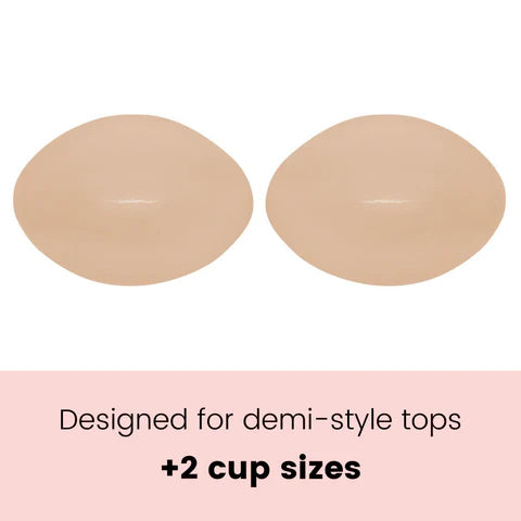 BOOMBA Demi Boost Inserts | Beige | BOOMBA-Sticky Bra-BOOMBA-The Twisted Chandelier