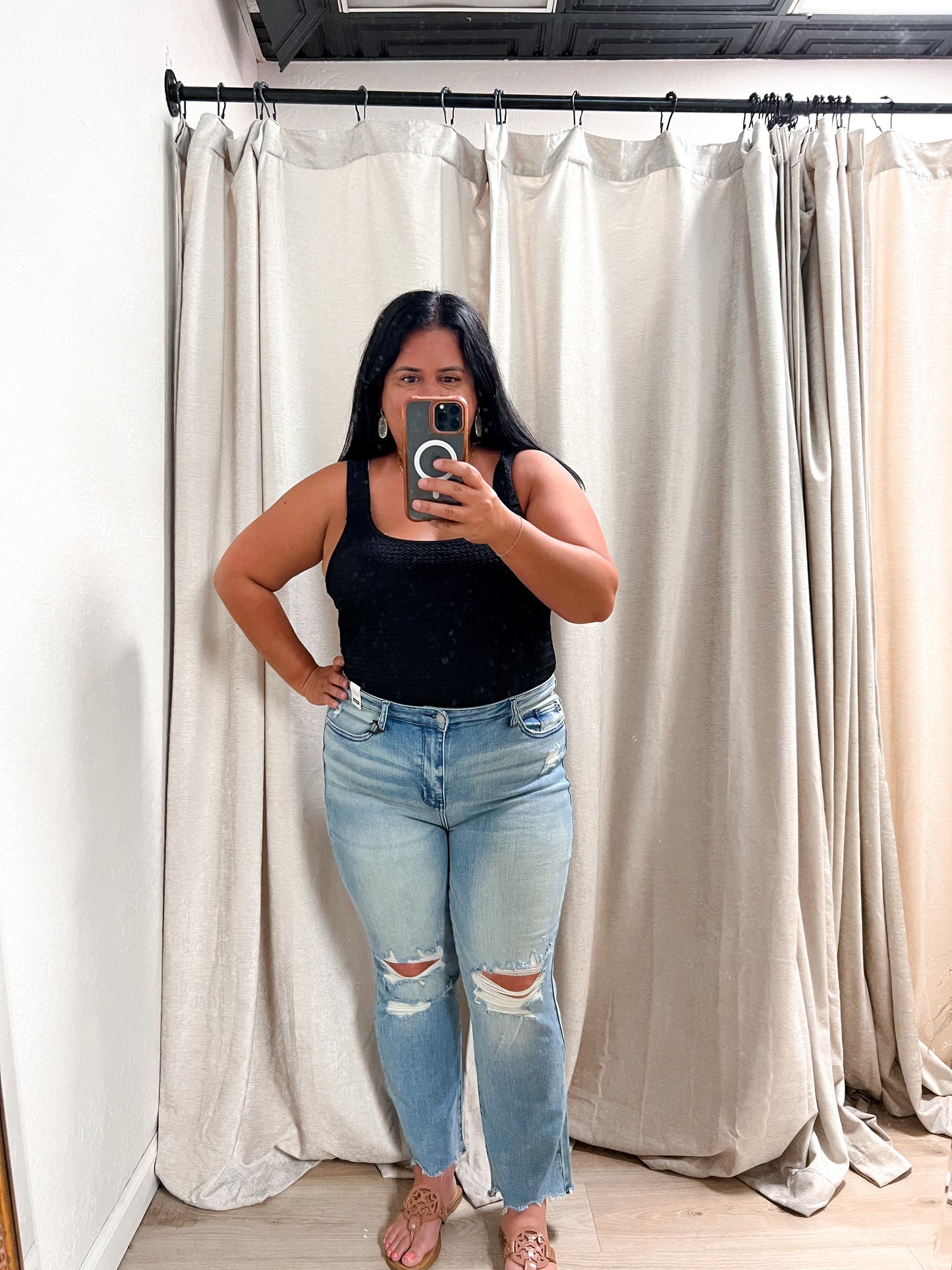 Kylee Stretchy Textured Bodysuit-BLOUSE TOP-Heyson-03/08/25,05/25/24,1st md,6/27/23,Bin C2,G9856,Max Retail,Tops Collection-The Twisted Chandelier