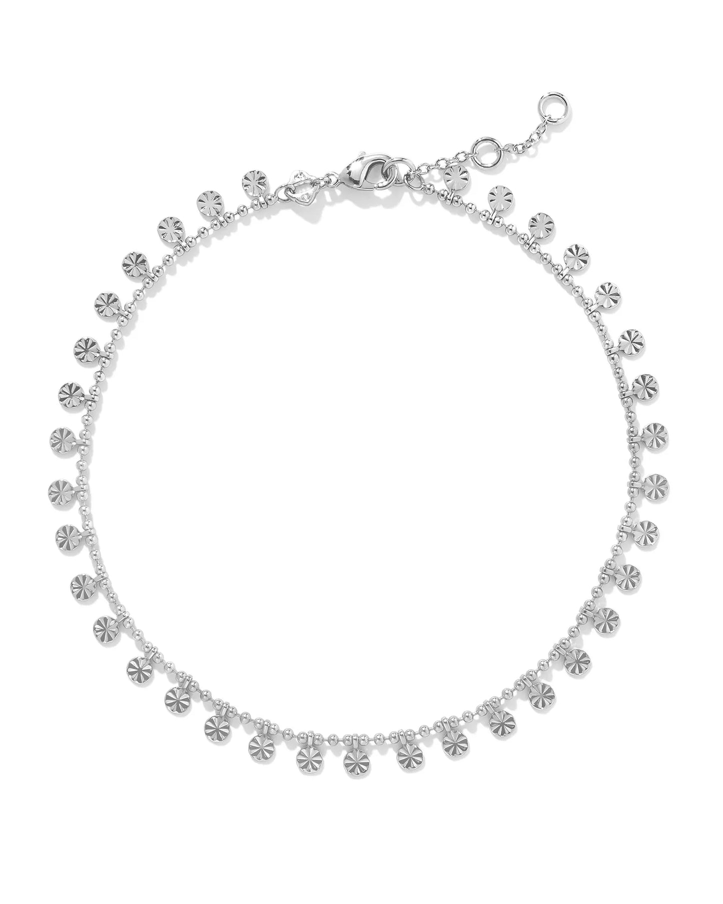 Kendra Scott Ivy Anklet Silver-Anklets-Kendra Scott-A00017RHD,FD 06/18/24,Max Retail,Sale Kendra Scott-The Twisted Chandelier