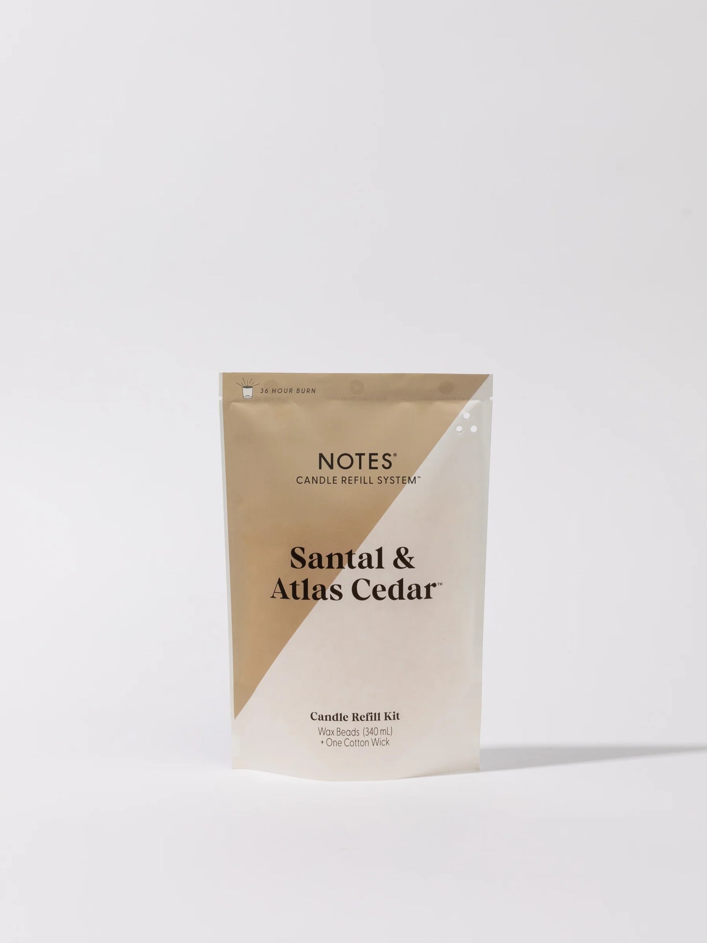 NOTES® Sustainable Candle Refill Kit - Sandal & Atlas-Candles-Notes Candles-The Twisted Chandelier