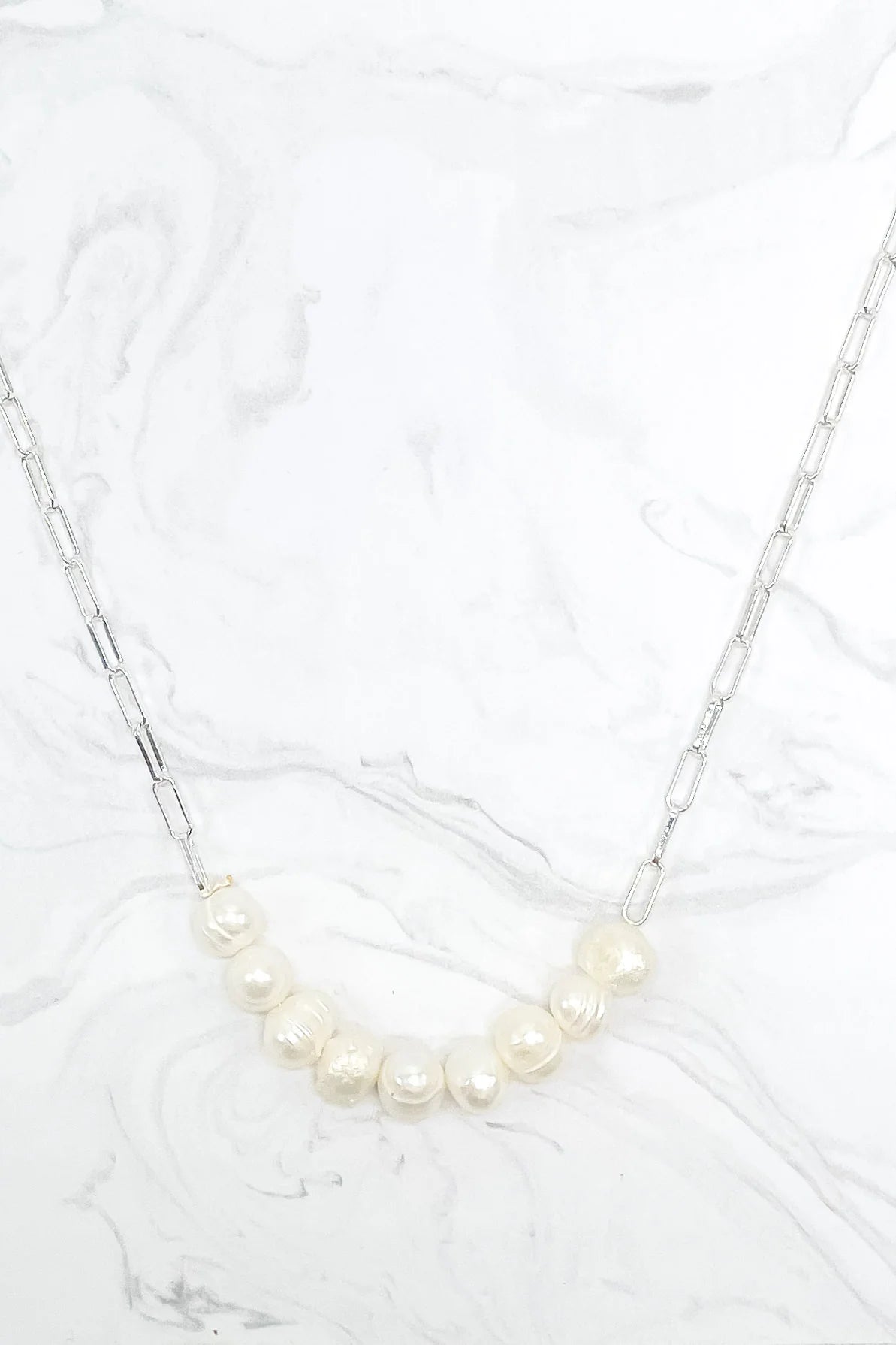 Melina Necklace- Silver-Necklace-MY GIRL IN LA-The Twisted Chandelier